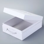 Portable hinged-lid shoulder box