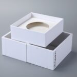 Double flip-top box with inserts
