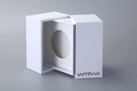 Double flip-top box with inserts