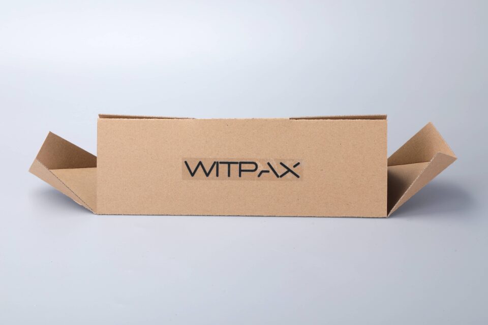 Triangular prism corrugated box