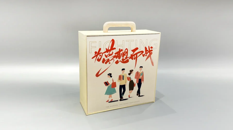 custom pattern portable lift-off lid boxes