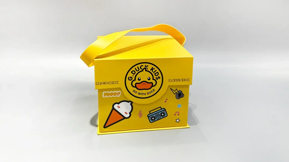 custom portable magnetic closure gift box