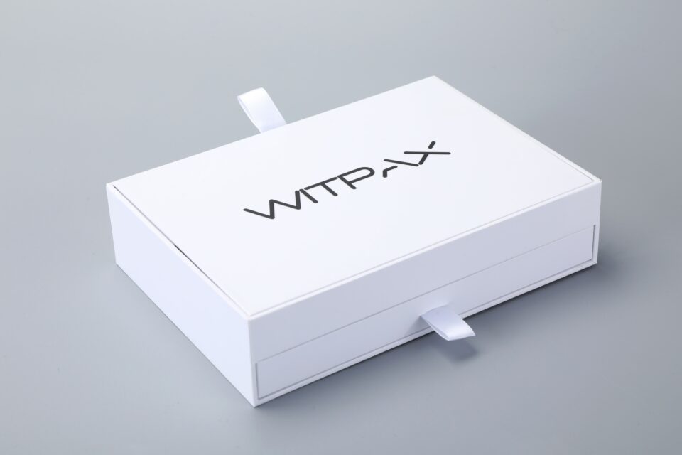 Flip-top box with drawer