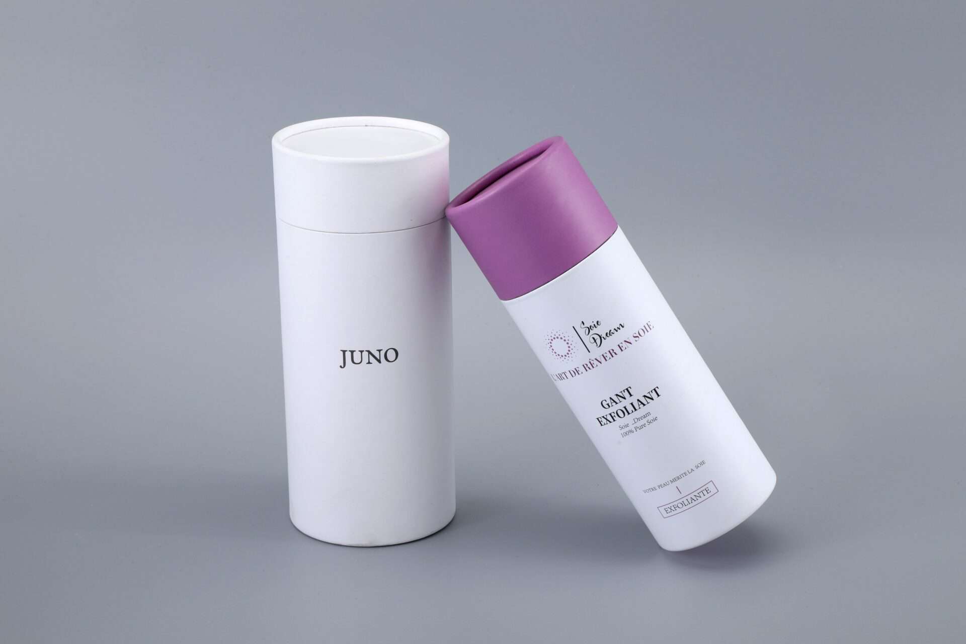 Handmade cylinder cosmetic box