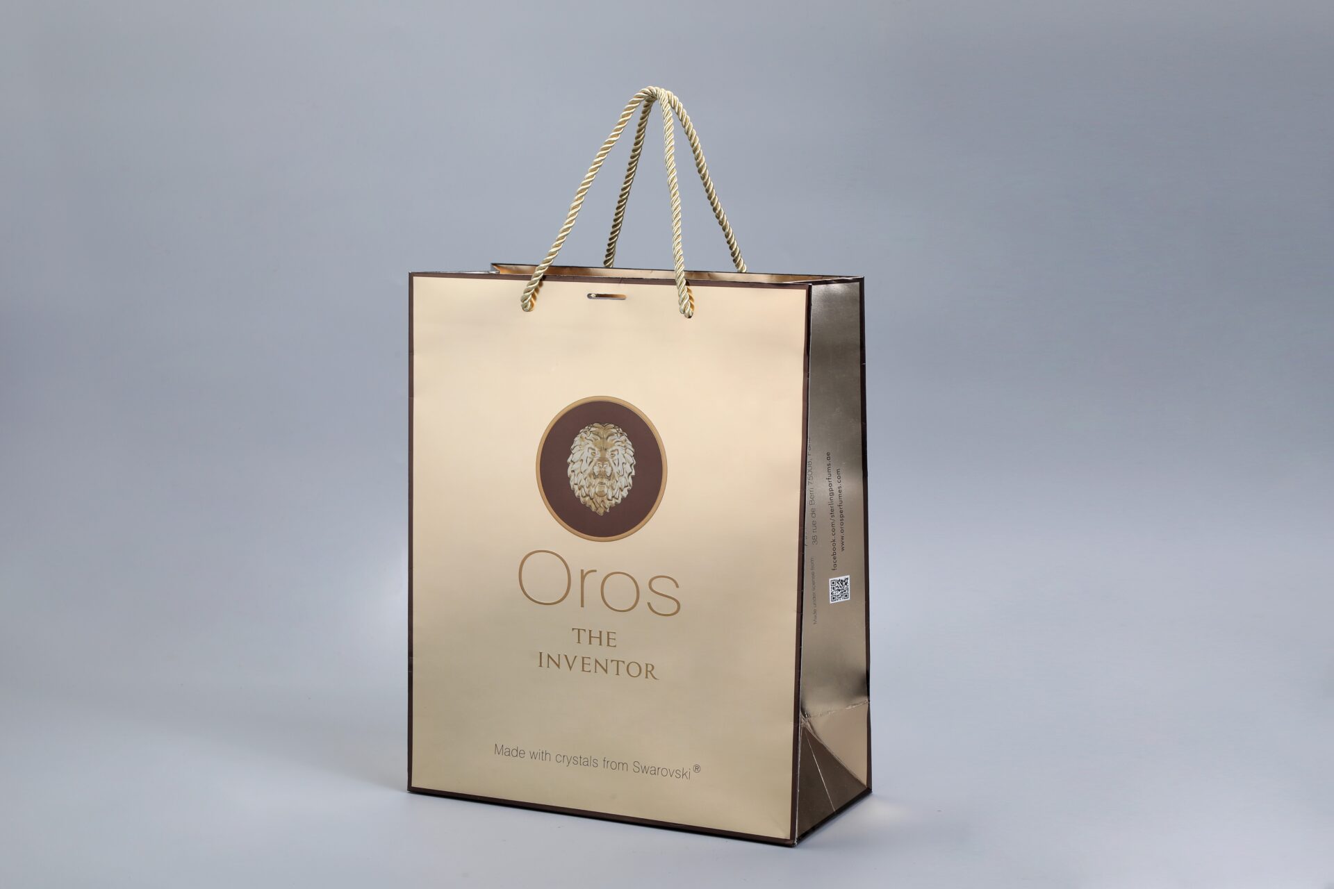 Handmade UV printing perfume paper bag